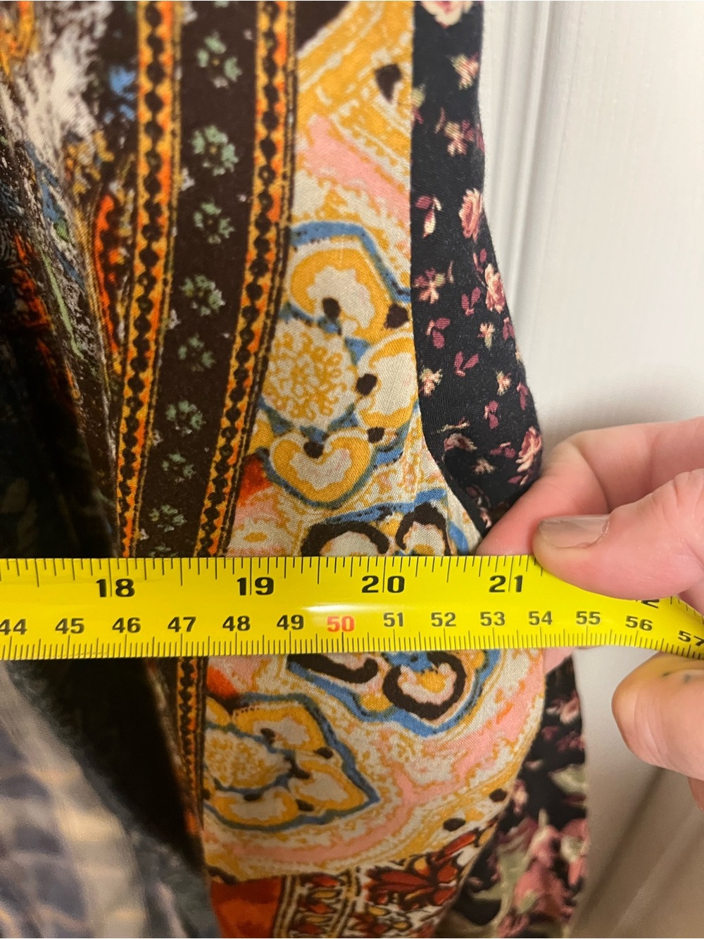 Rare Free People Songbird Patchwork Printed Maxi Duster Coat - Picture 13 of 14